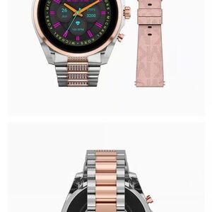 Michael Kors Rose Gold and Silver Smartwatch